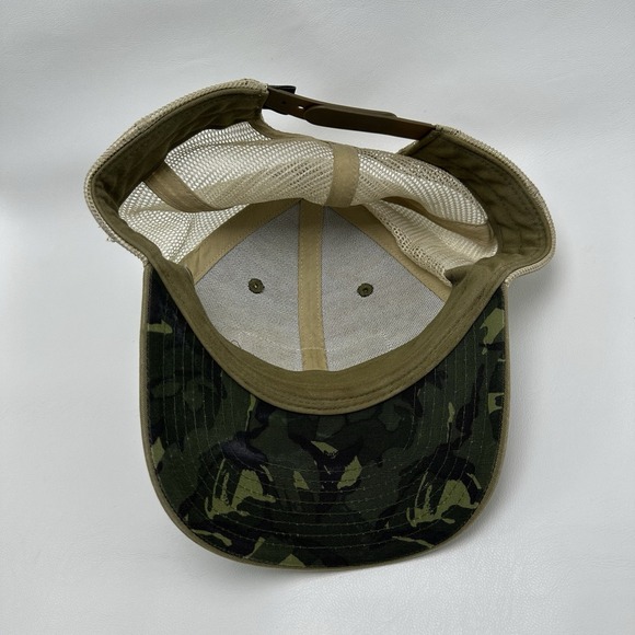 Patagonia Baseball Cap Trucker Hat PICKUP LINES Patch Fatigue Green Camo Surfer - Picture 6 of 6